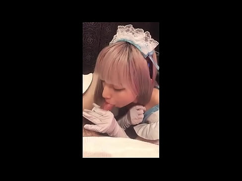 ❤️ Japanese Idol [mayuka], French maid costume, part 1, blowjob and jerk off with lotion Porno vk at us ️❤